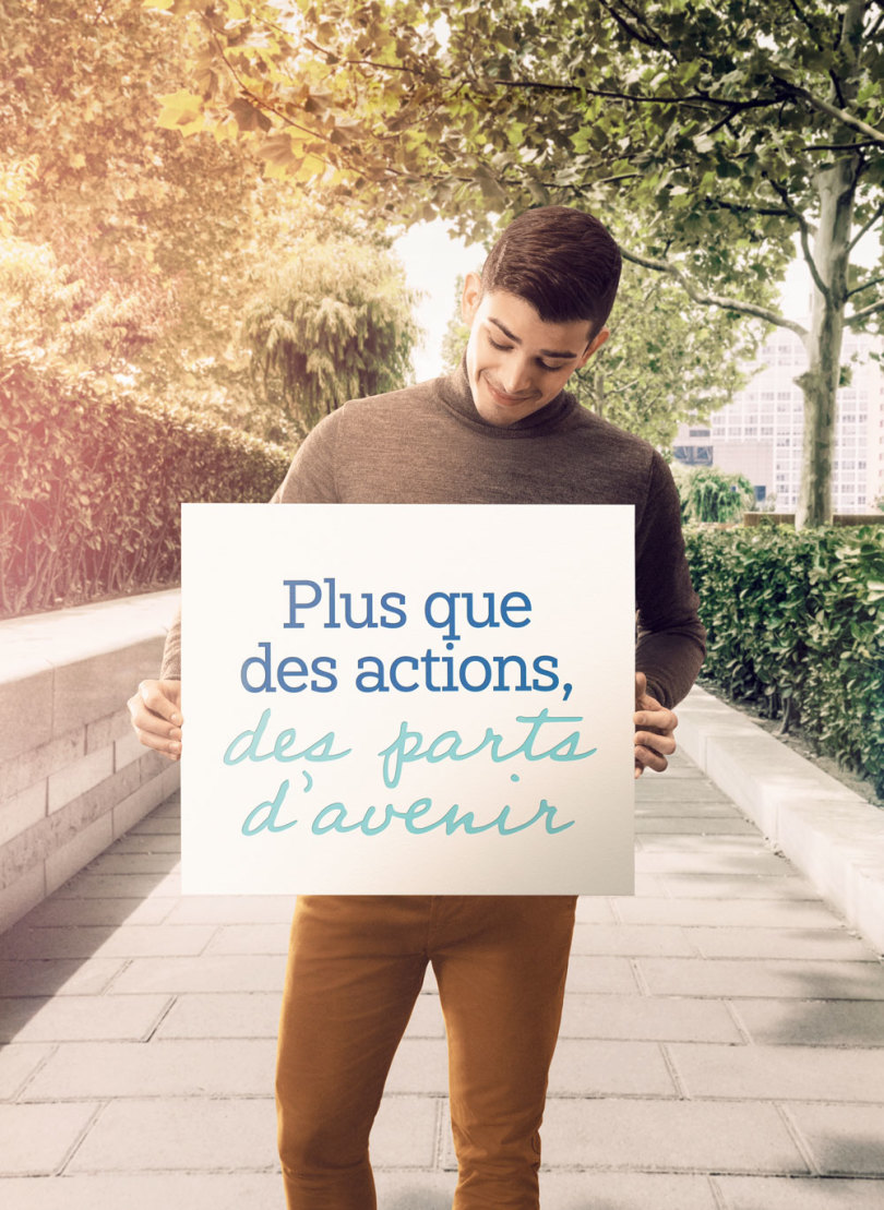 image couverture - Plus que des actions, des parts d'avenir